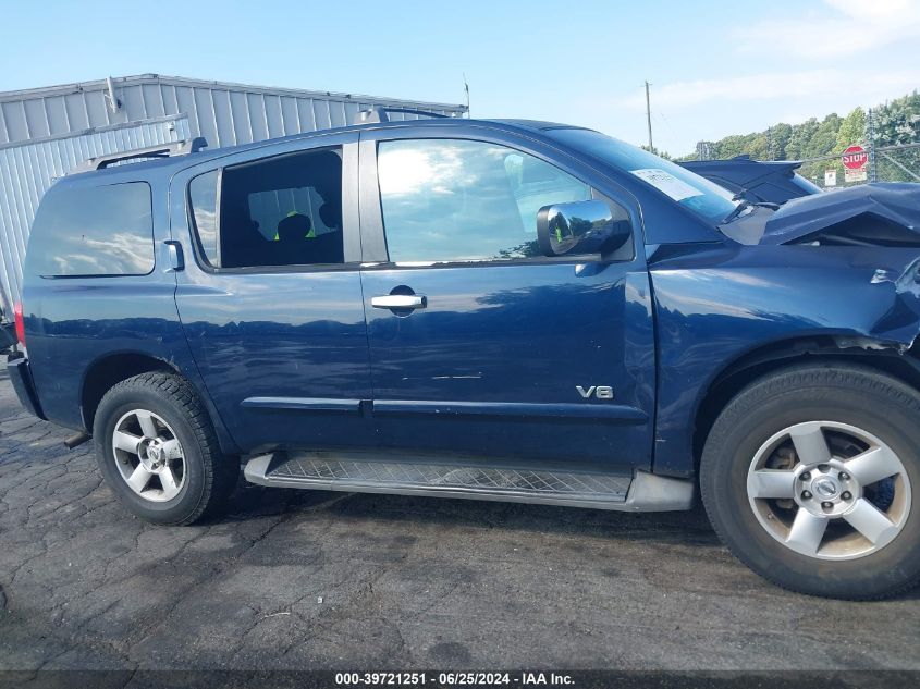 2006 Nissan Armada Se/Le VIN: 5N1AA08B26N718485 Lot: 39721251