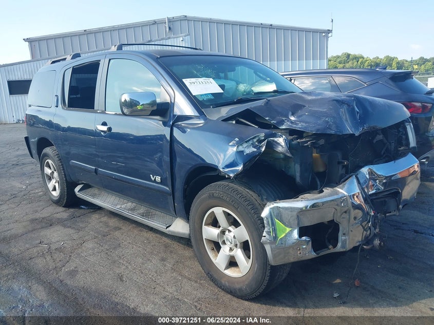 2006 Nissan Armada Se/Le VIN: 5N1AA08B26N718485 Lot: 39721251