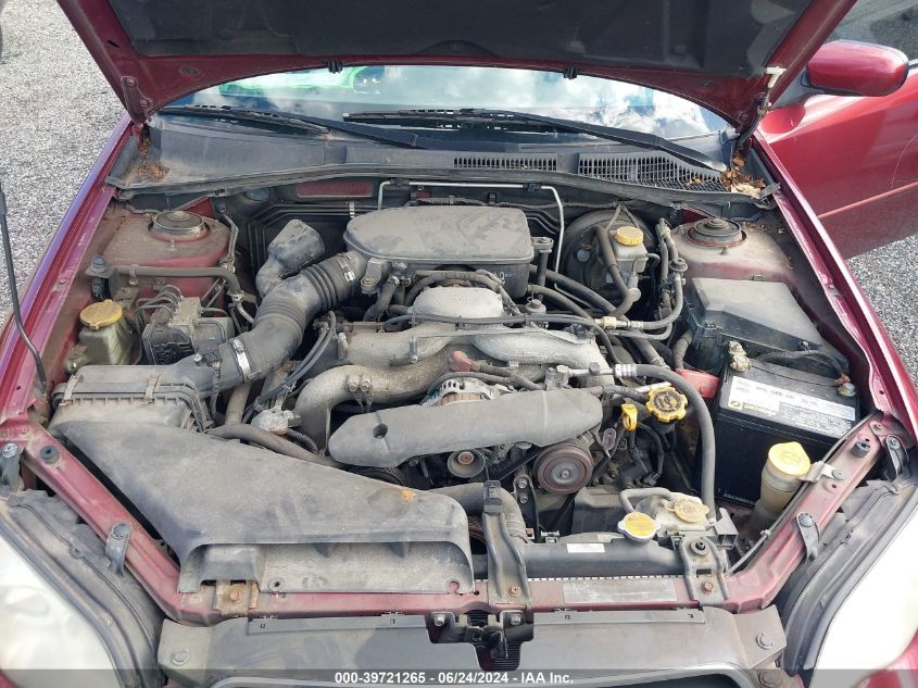 2009 Subaru Legacy 2.5I VIN: 4S3BL616297235283 Lot: 39721265