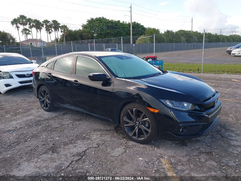 2019 Honda Civic Sport VIN: 19XFC2F80KE030152 Lot: 39721273