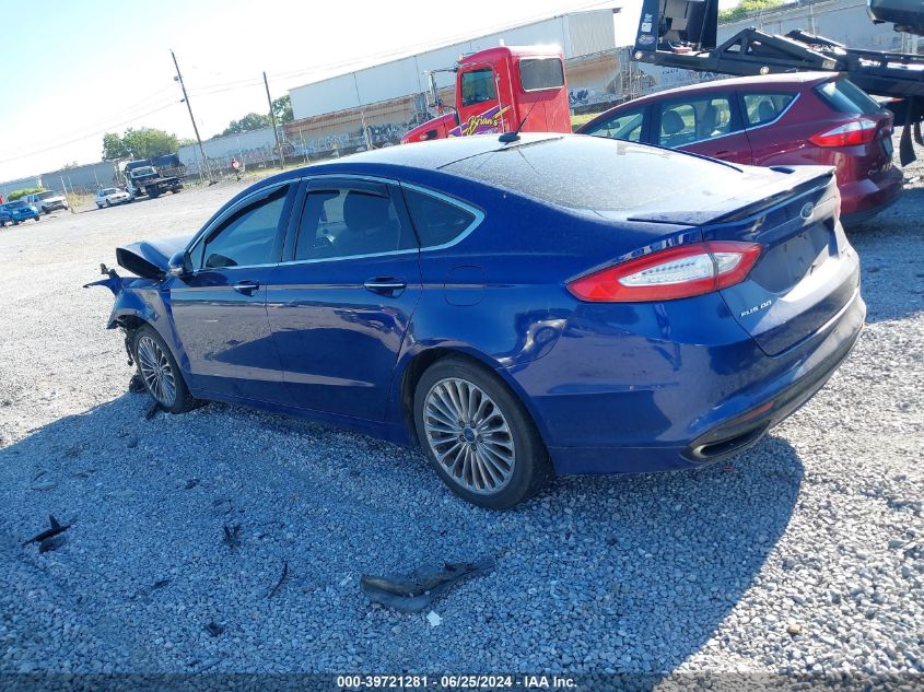 2013 Ford Fusion Titanium VIN: 3FA6P0K90DR299745 Lot: 39721281