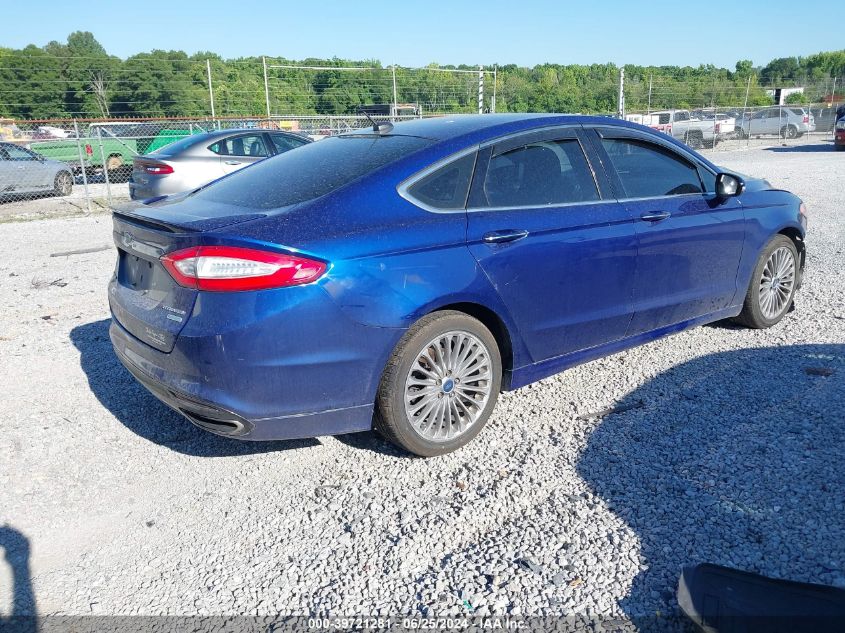 2013 Ford Fusion Titanium VIN: 3FA6P0K90DR299745 Lot: 39721281