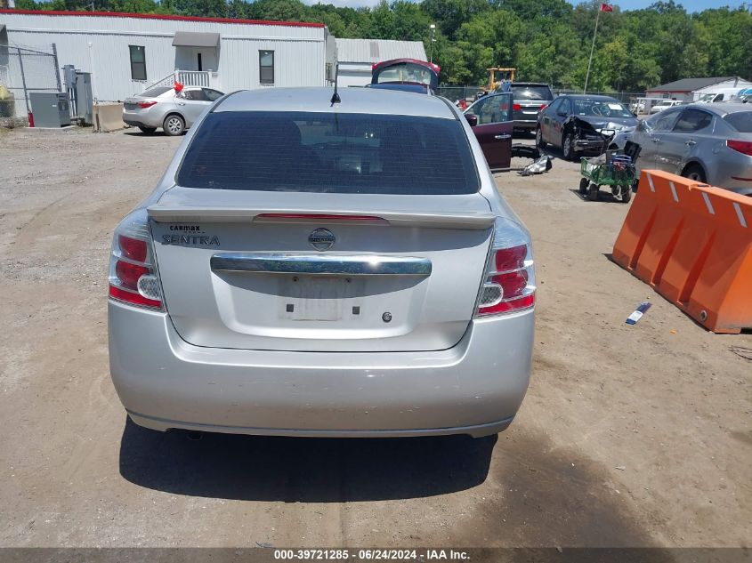 2011 Nissan Sentra 2.0S VIN: 3N1AB6AP6BL711014 Lot: 39721285
