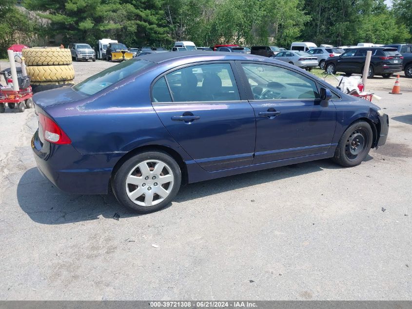 2010 Honda Civic Lx VIN: 2HGFA1F56AH524283 Lot: 39721308