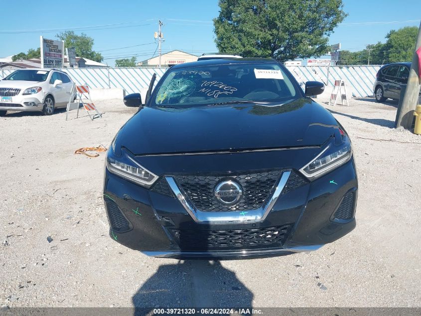 2022 Nissan Maxima Sv Xtronic Cvt VIN: 1N4AA6CVXNC502411 Lot: 39721320