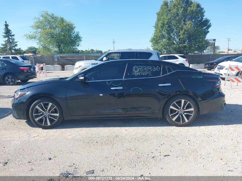 2022 Nissan Maxima Sv Xtronic Cvt VIN: 1N4AA6CVXNC502411 Lot: 39721320