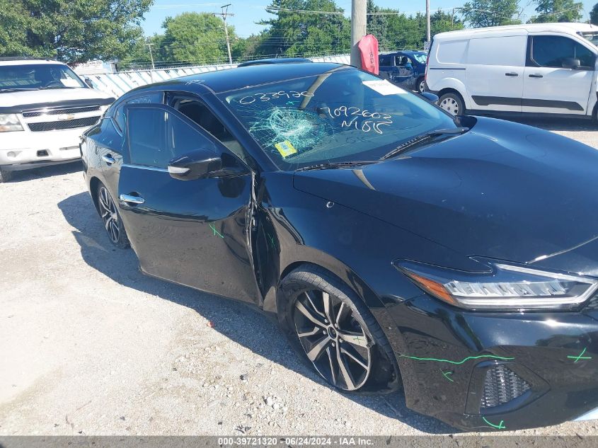 2022 Nissan Maxima Sv Xtronic Cvt VIN: 1N4AA6CVXNC502411 Lot: 39721320