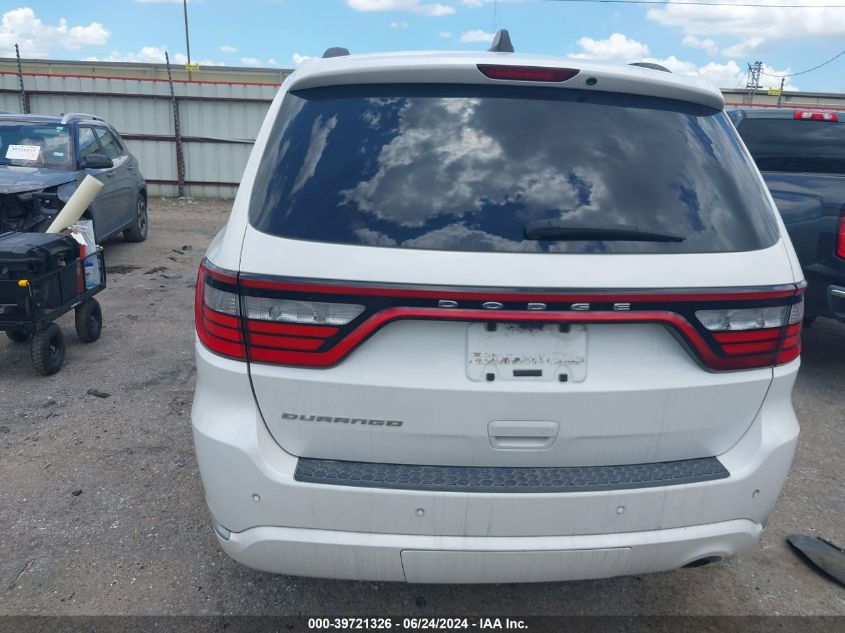 2018 Dodge Durango Sxt Rwd VIN: 1C4RDHAG7JC154209 Lot: 39721326