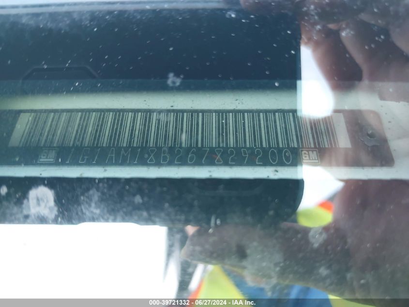 2006 Chevrolet Cobalt Ss VIN: 1G1AM18B267829200 Lot: 39721332