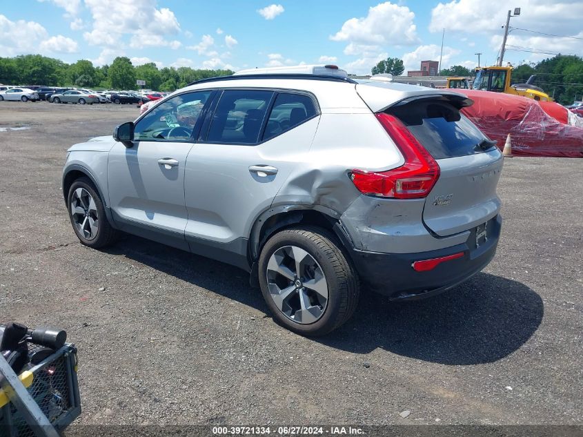 2023 Volvo Xc40 B5 Plus Dark Theme VIN: YV4L12UW0P2930805 Lot: 39721334