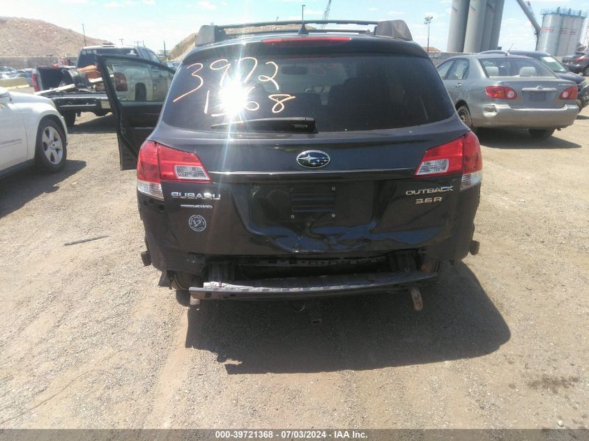 2011 Subaru Outback 3.6R Limited VIN: 4S4BRDLC2B2386838 Lot: 39721368