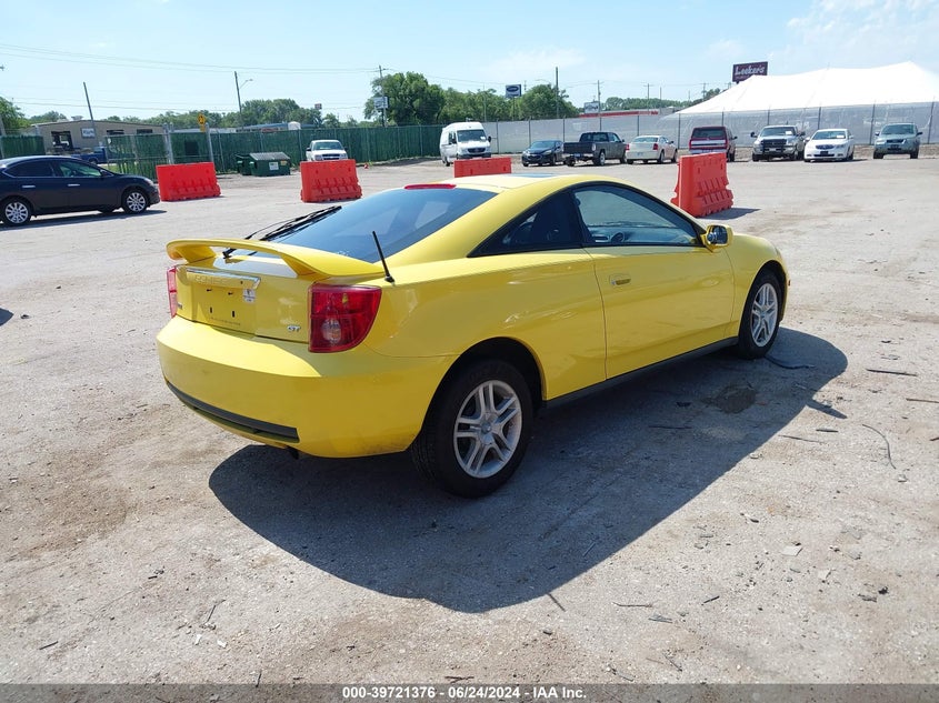 2004 Toyota Celica Gt VIN: JTDDR32T440168892 Lot: 39721376