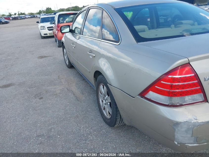 2005 Mercury Montego Luxury VIN: 1MEFM40165G610397 Lot: 39721393