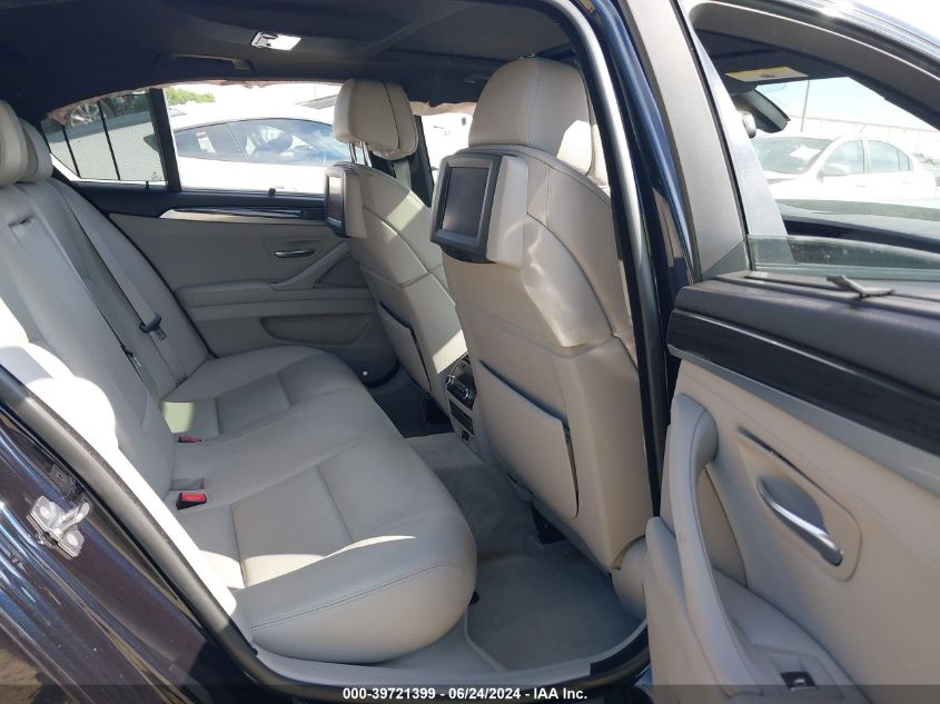 2012 BMW 550I VIN: WBAFR9C5XCDV58766 Lot: 39721399