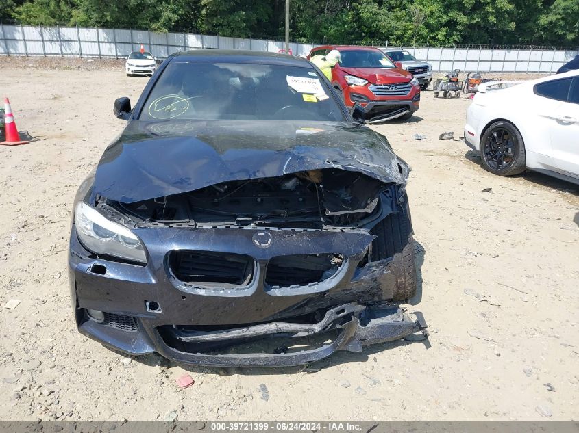 2012 BMW 550I VIN: WBAFR9C5XCDV58766 Lot: 39721399