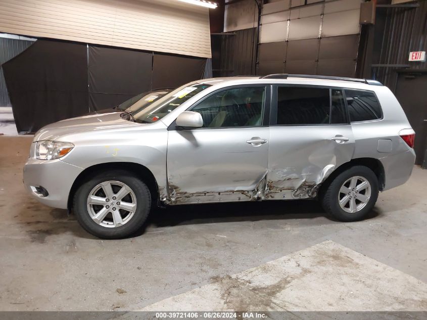 2010 Toyota Highlander Base V6 VIN: 5TDBK3EH0AS029306 Lot: 39721406