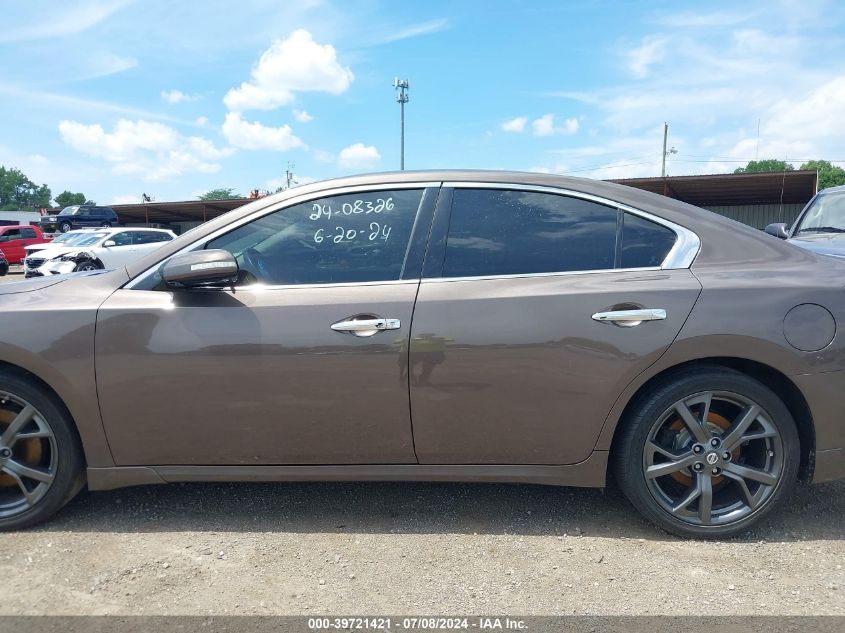 2014 Nissan Maxima S/Sv VIN: 1N4AA5AP1EC476957 Lot: 39721421