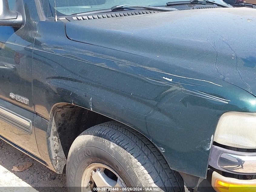2001 Chevrolet Silverado 1500 C1500 VIN: 2GCEC19V211278437 Lot: 39721448