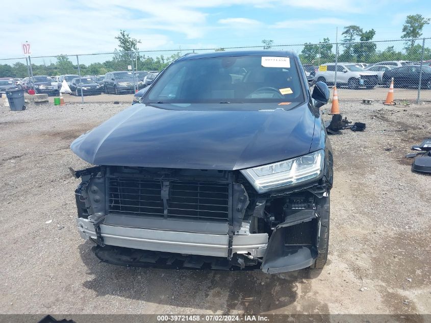 2017 Audi Q7 3.0T Premium VIN: WA1VAAF74HD039637 Lot: 39721458