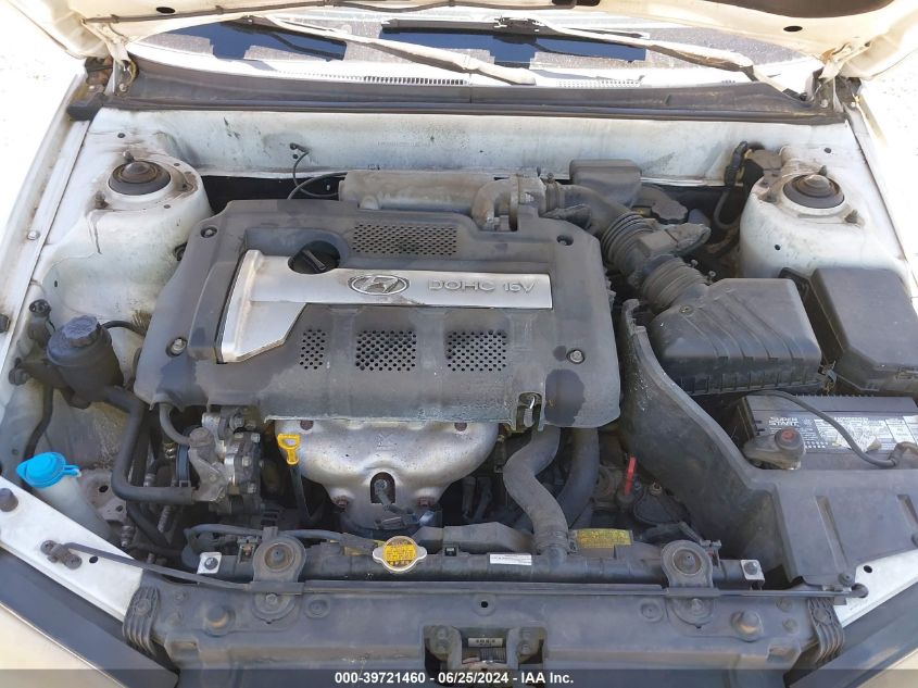 2005 Hyundai Elantra Gls/Gt VIN: KMHDN46D95U152682 Lot: 39721460