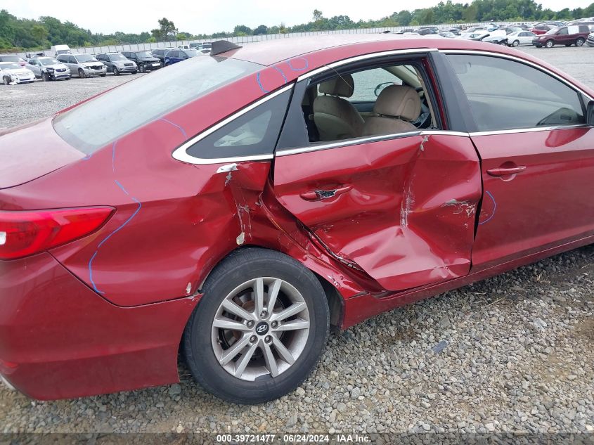 2015 Hyundai Sonata Se VIN: 5NPE24AF7FH222301 Lot: 39721477