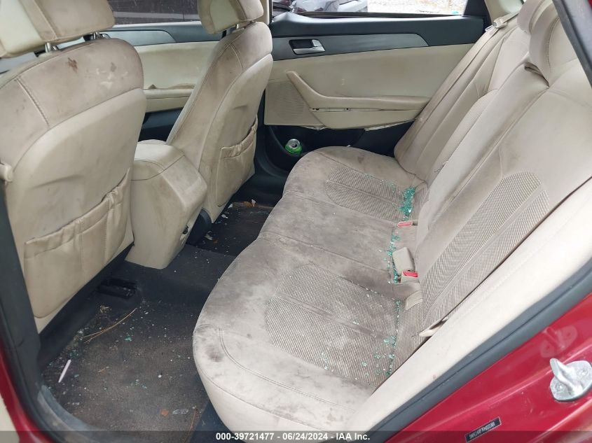 2015 Hyundai Sonata Se VIN: 5NPE24AF7FH222301 Lot: 39721477