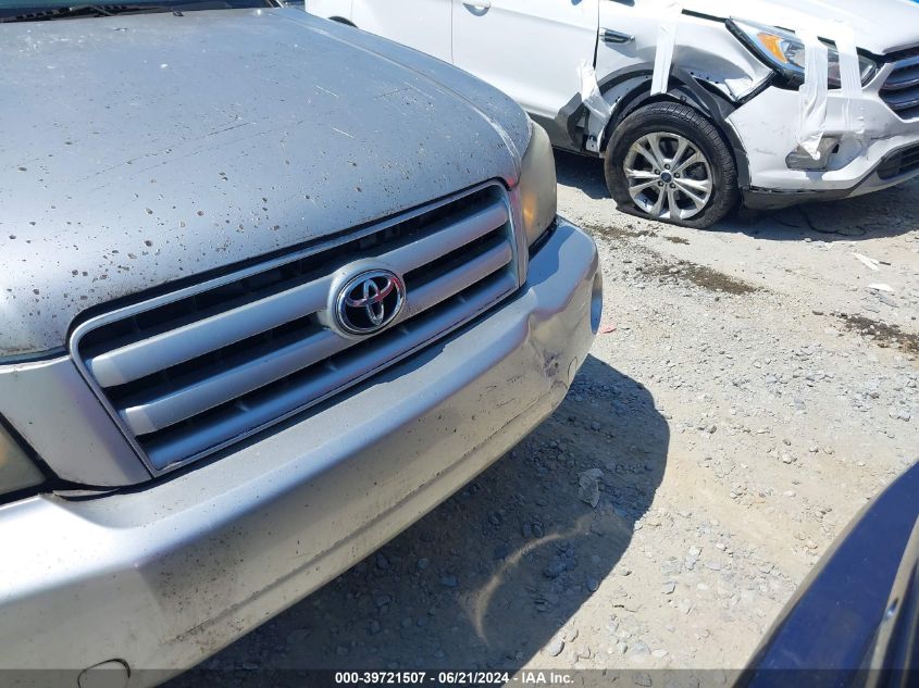 2005 Toyota Highlander Limited V6 VIN: JTEDP21A350075357 Lot: 39721507