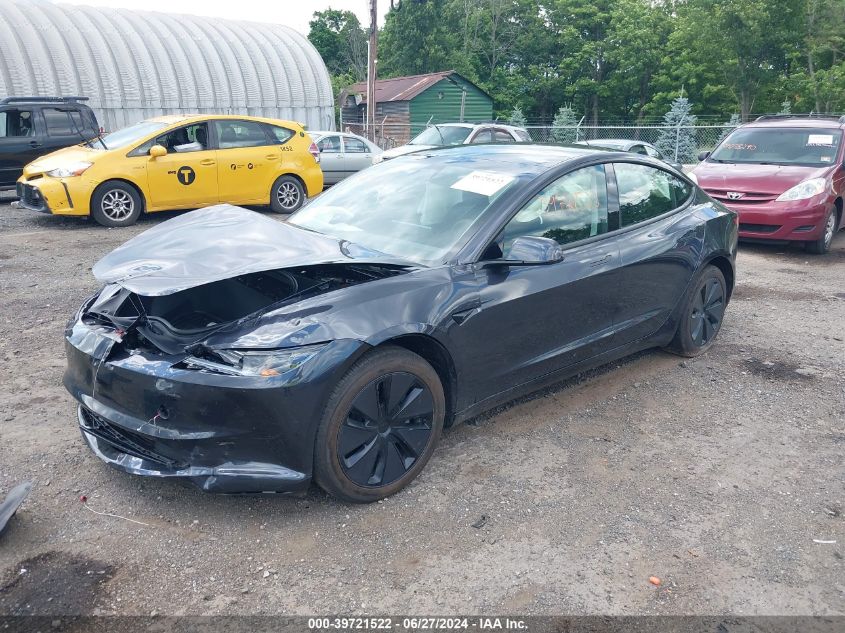 2024 TESLA MODEL 3 REAR-WHEEL DRIVE - 5YJ3E1EA5RF761952