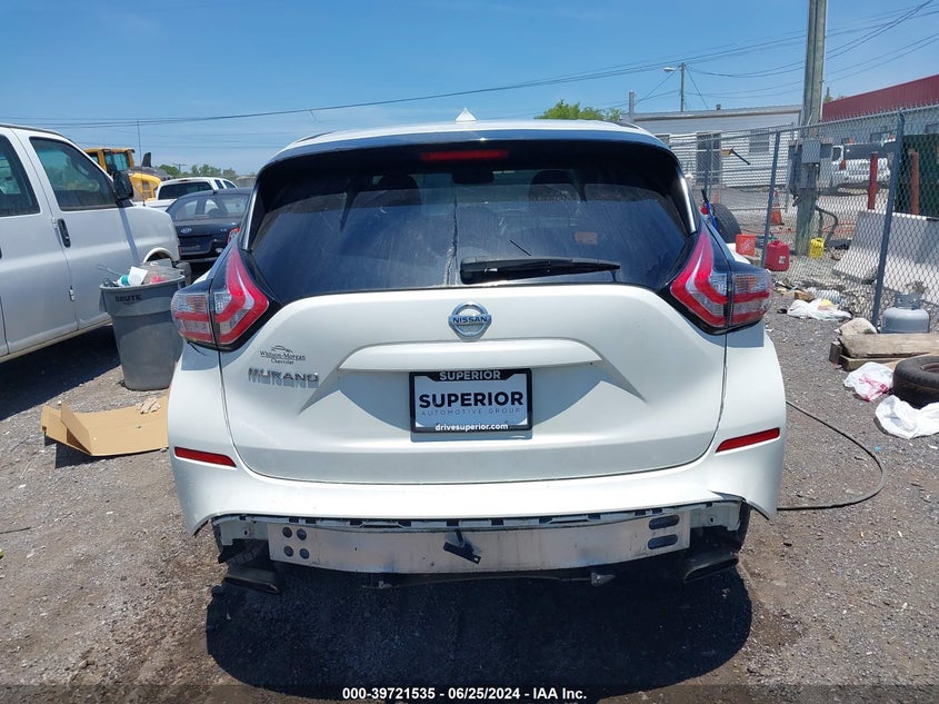 2016 Nissan Murano S VIN: 5N1AZ2MG0GN136215 Lot: 39721535