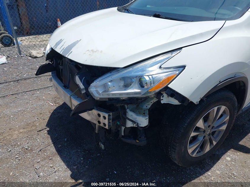 2016 Nissan Murano S VIN: 5N1AZ2MG0GN136215 Lot: 39721535