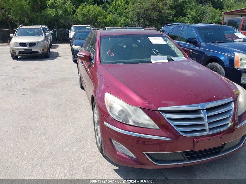 2012 Hyundai Genesis 3.8 VIN: KMHGC4DD9CU152054 Lot: 39721547