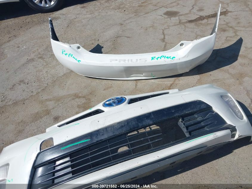 2012 Toyota Prius Two VIN: JTDKN3DU3C5530964 Lot: 39721552