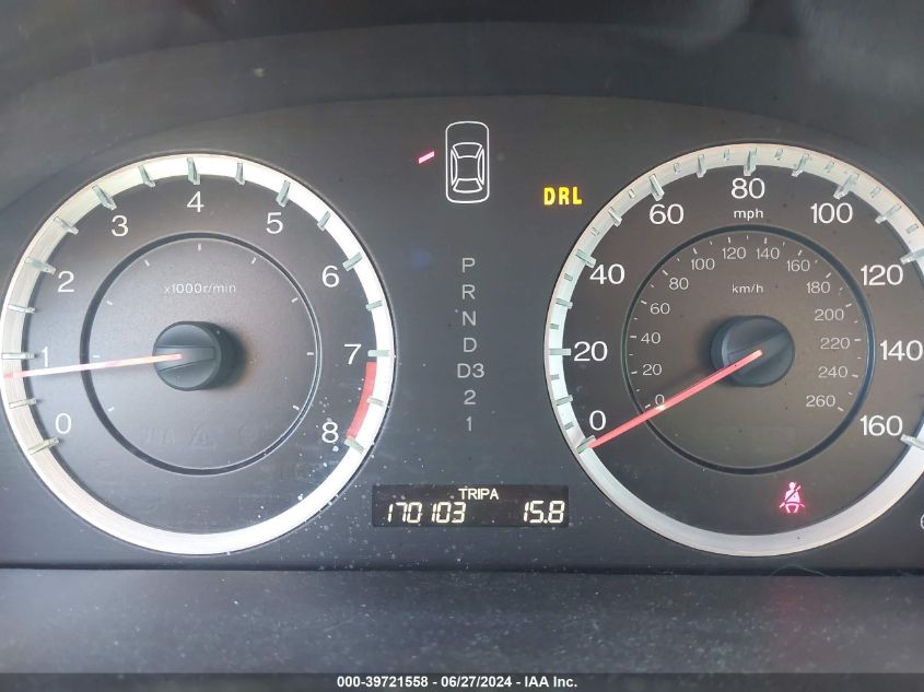 2010 Honda Accord 2.4 Ex VIN: 1HGCP2F7XAA130616 Lot: 39721558