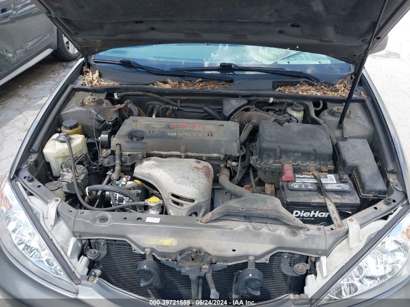 2004 Toyota Camry Le VIN: 4T1BE30K64U843837 Lot: 39721559