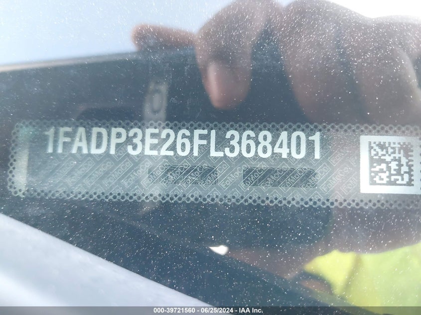 2015 FORD FOCUS S - 1FADP3E26FL368401