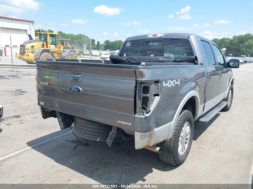 2012 Ford F-150 Lariat VIN: 1FTFW1EF3CFC16227 Lot: 39721581