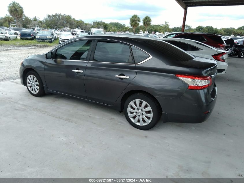 3N1AB7AP7DL620889 | 2013 NISSAN SENTRA