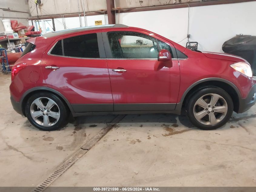 2014 Buick Encore Leather VIN: KL4CJCSB8EB782838 Lot: 39721598