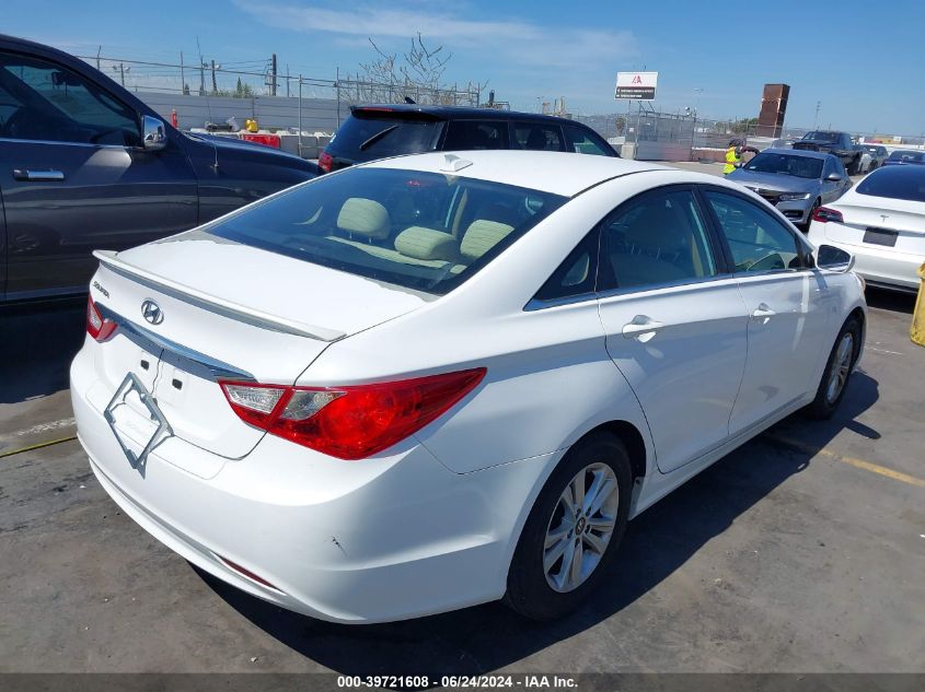 2013 Hyundai Sonata Gls VIN: 5NPEB4AC2DH596477 Lot: 39721608