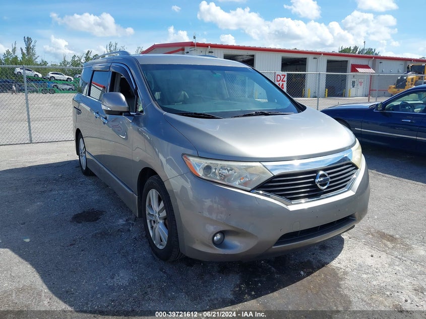 2012 Nissan Quest Sl VIN: JN8AE2KP9C9046331 Lot: 39721612