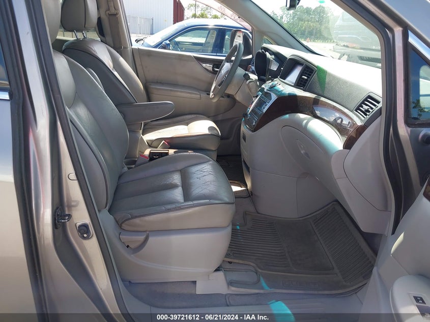 2012 Nissan Quest Sl VIN: JN8AE2KP9C9046331 Lot: 39721612