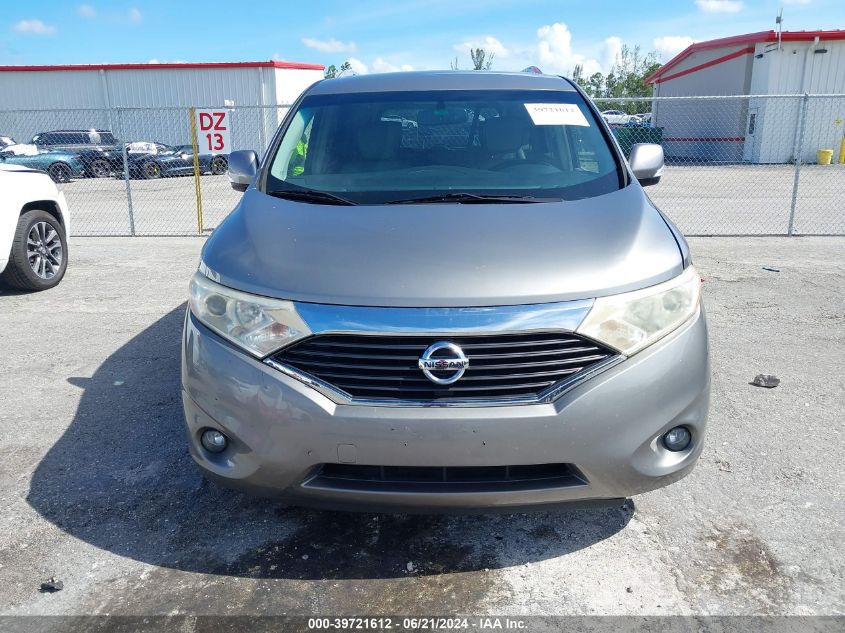 2012 Nissan Quest Sl VIN: JN8AE2KP9C9046331 Lot: 39721612