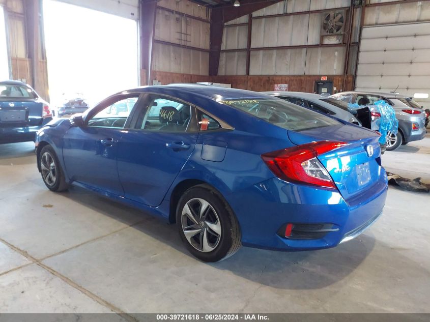 2019 Honda Civic Lx VIN: 2HGFC2F6XKH501700 Lot: 39721618