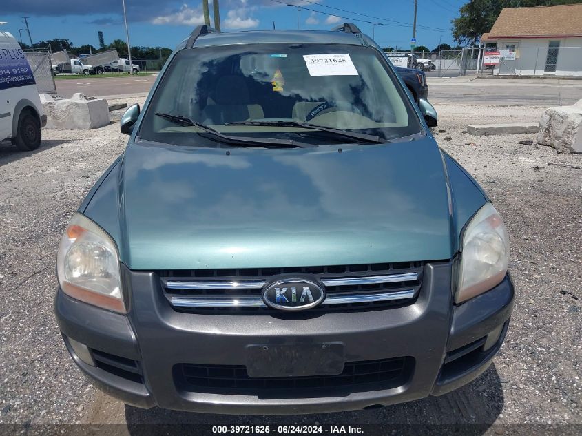 2006 Kia Sportage Ex V6/Lx V6 VIN: KNDJF723367195062 Lot: 39721625