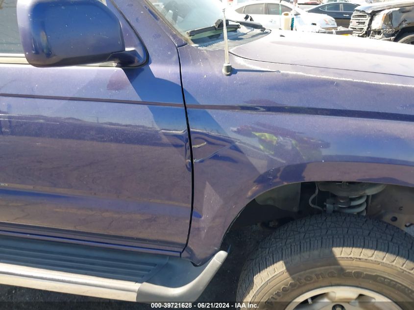 2002 Toyota 4Runner Sr5 V6 VIN: JT3GN86R020229984 Lot: 39721628