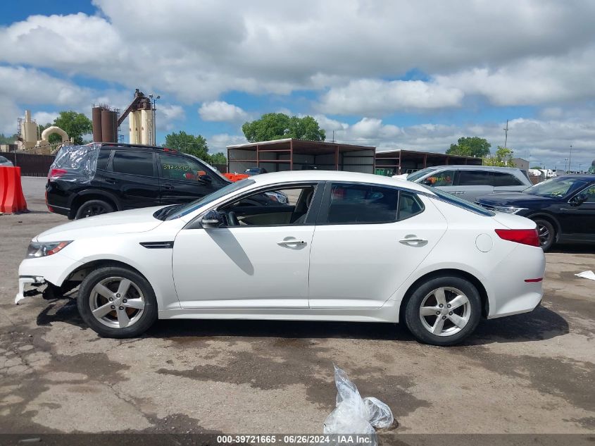 2015 Kia Optima Lx VIN: KNAGM4A74F5653087 Lot: 39721665
