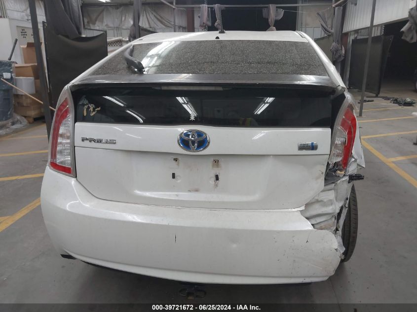2013 Toyota Prius Two VIN: JTDKN3DU4D5594237 Lot: 39721672