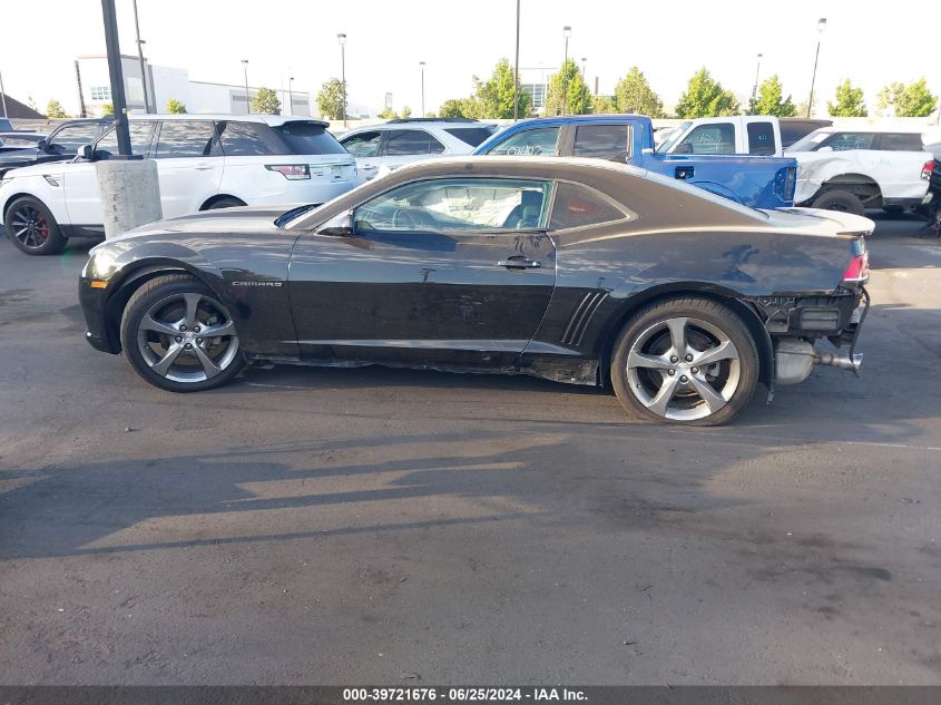 2014 Chevrolet Camaro 1Lt VIN: 2G1FB1E30E9192426 Lot: 39721676