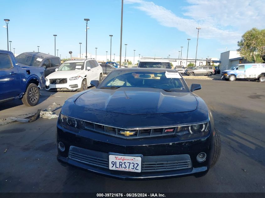 2014 Chevrolet Camaro 1Lt VIN: 2G1FB1E30E9192426 Lot: 39721676