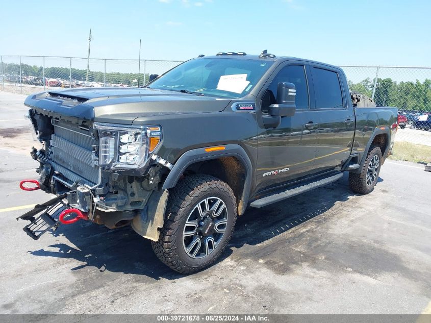 2022 GMC Sierra 2500Hd 4Wd Standard Bed At4 VIN: 1GT49PEY9NF319304 Lot: 39721678